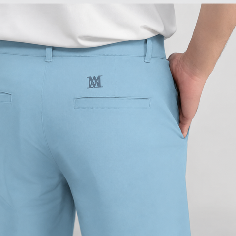  Quần golf nam AM xanh nhạt SGM2669-37 