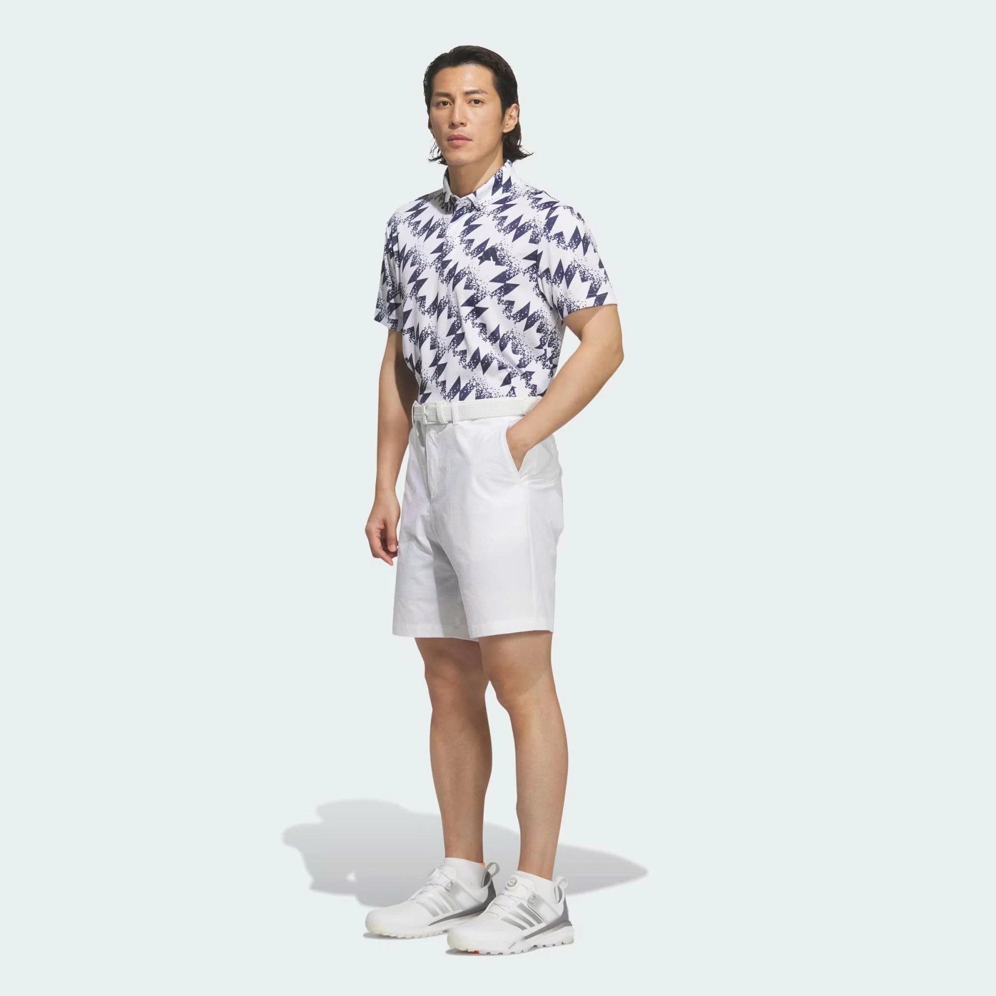  Áo Polo Golf Adidas AOP Nam JY8226 