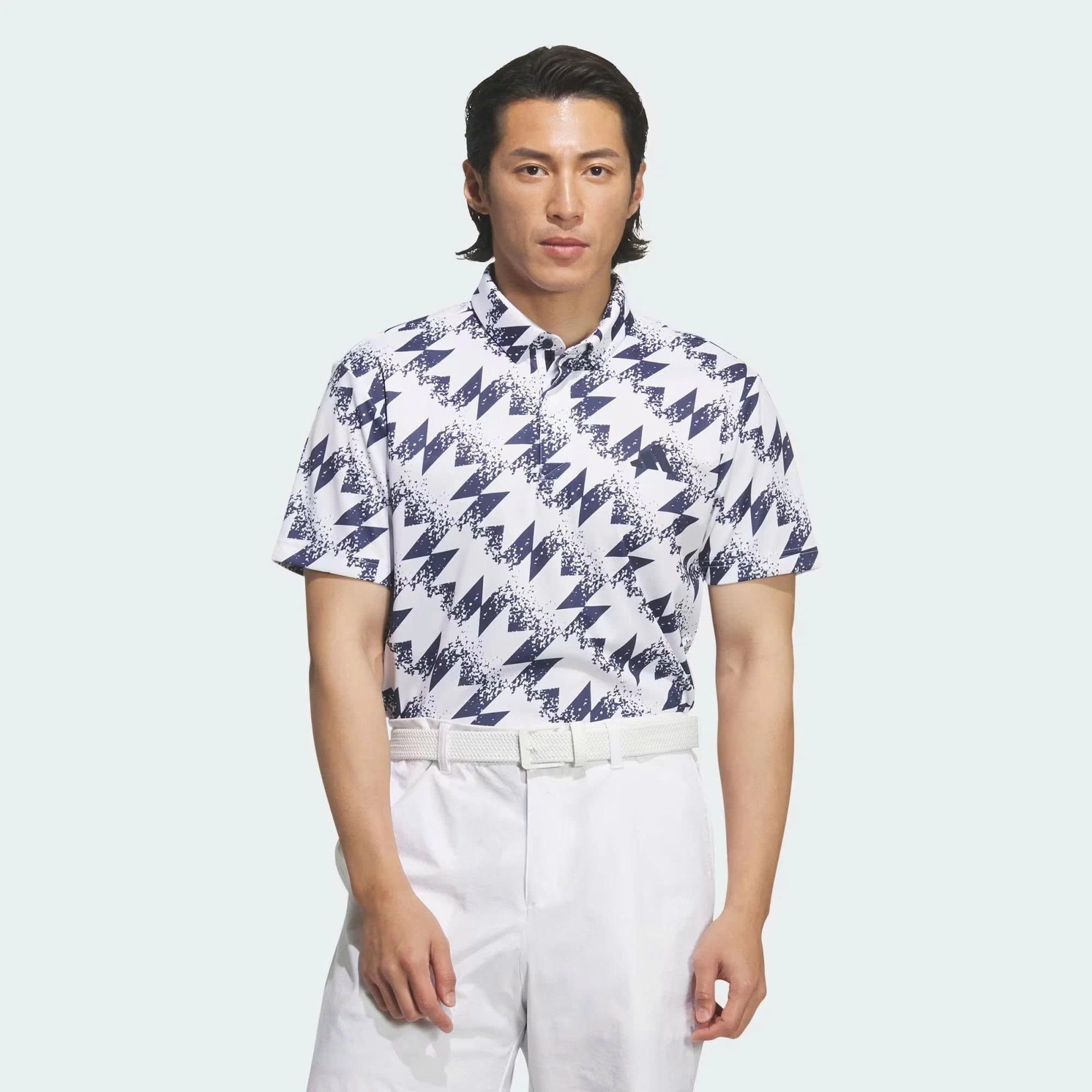  Áo Polo Golf Adidas AOP Nam JY8226 