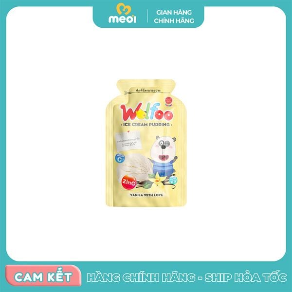  Kem Pudding Wolfoo vị trái cây 120g 