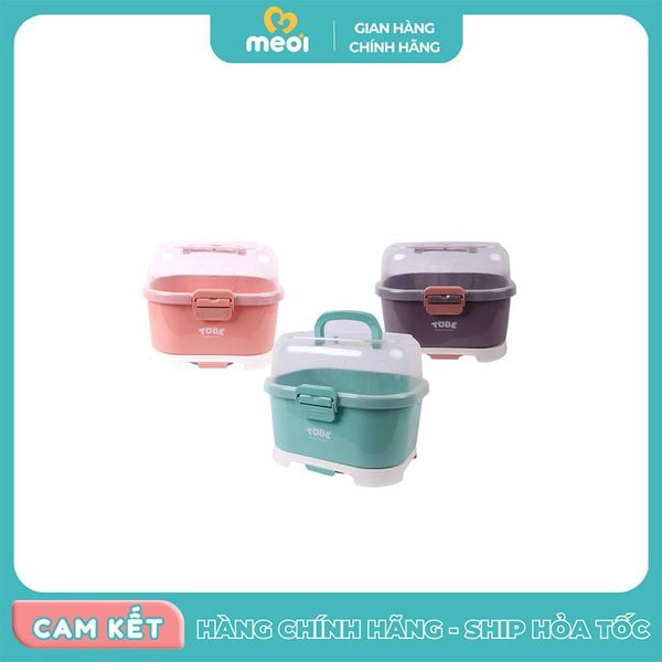  Giá úp bình sữa Tobe có nắp đậy 