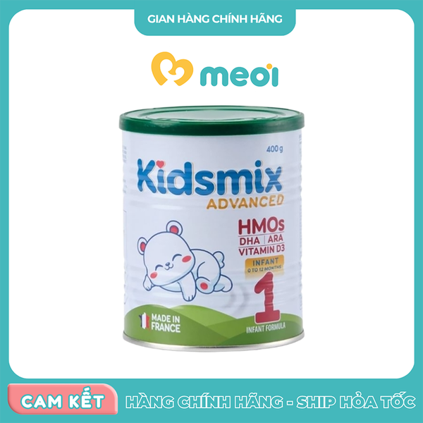 Sữa bột Kidsmix Advanced số 1 400g 0-12M