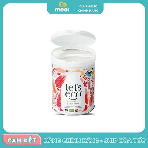  Sữa Let's Eco Organic số 1 cho trẻ từ 0 - 6 tháng 