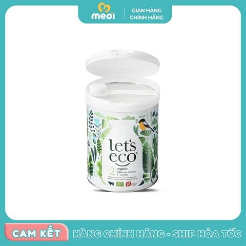  Sữa Let's Eco Organic số 2 cho trẻ từ 6 -12 tháng 