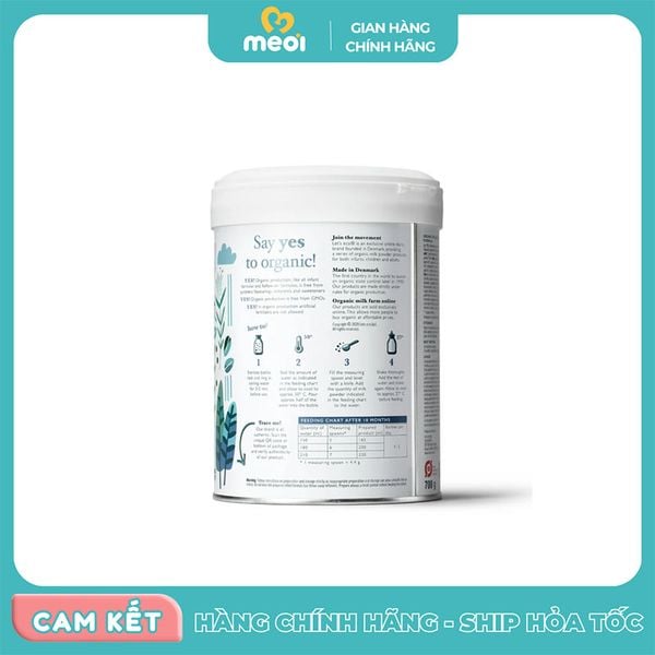  Sữa Let's Eco Organic số 3 cho trẻ từ 10 tháng trở lên 