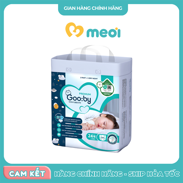 Bỉm quần Gooby Premium XXXL22+2 New (20-35kg)