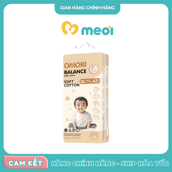 Bỉm quần Omori Balance size L46 (9-14kg)