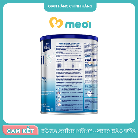  Sữa Aptamil Profutura Cesarbiotik NZ số 1 380g (0 - 12 tháng) 
