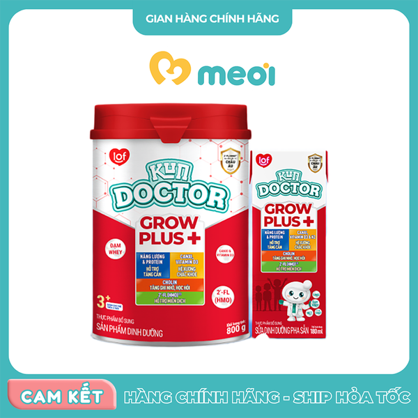 Sữa bột Kun Doctor Grow Plus+ số 1+ 800G 1Y+