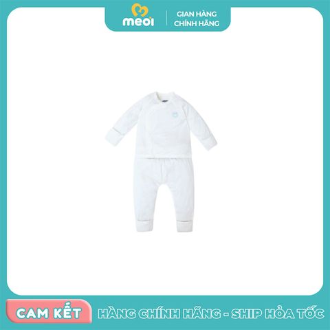  Bộ DTCL Uala Rogo bamboo 2104 trắng thêu thỏ xanh size 0-6M 