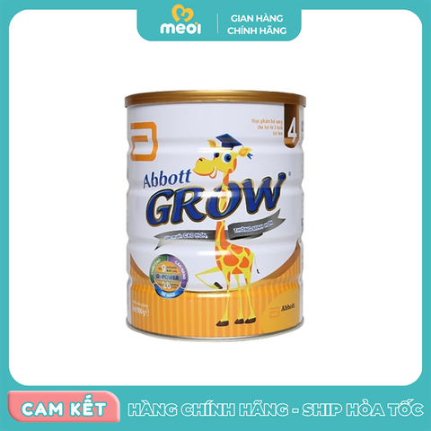  Sữa Abbott Grow số 4 cho bé 2 tuổi hương vani 900g 