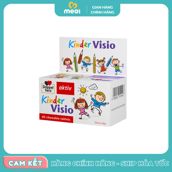  Viên uống bổ mắt cho bé Doppelherz Kinder Visio 60 viên 