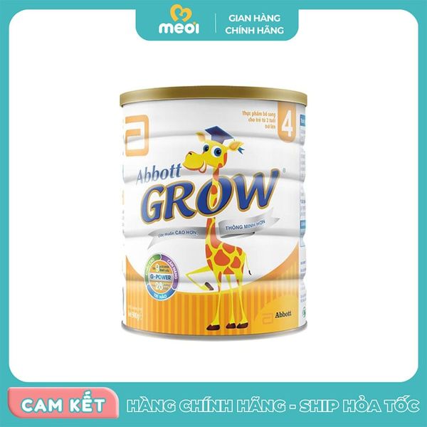  Sữa Abbott Grow số 4 cho bé 2 tuổi hương vani 900g 