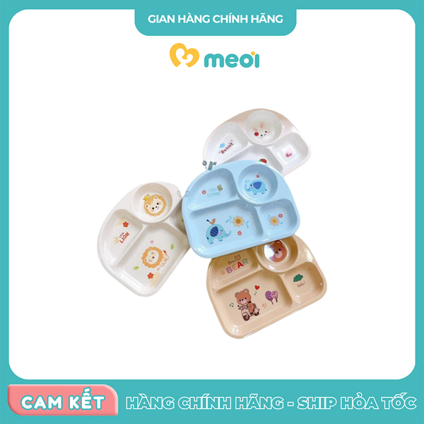Khay ăn dặm Honper HK2316 in hình thú