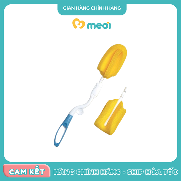 Cọ bình sữa Kuku kèm cọ thay KU5481