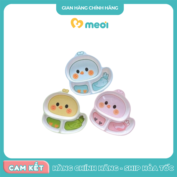 Khay ăn dặm 3 ngăn Honper HP2409 hình gà