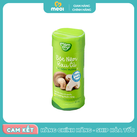 Bột nêm rau củ không muối Mămmy vị nấm hương hũ 85g