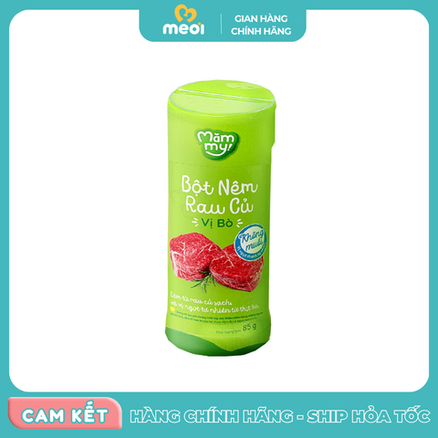 Bột nêm rau củ không muối Mămmy vị bò hũ 85g
