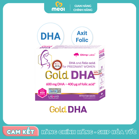  DHA Gold cho mẹ bầu, sau sinh Sabina 30 viên (HOP) 