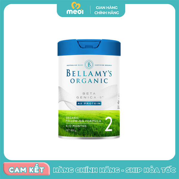  Sữa Bellamy's Organic đạm A2 số 2 800g (LON) 