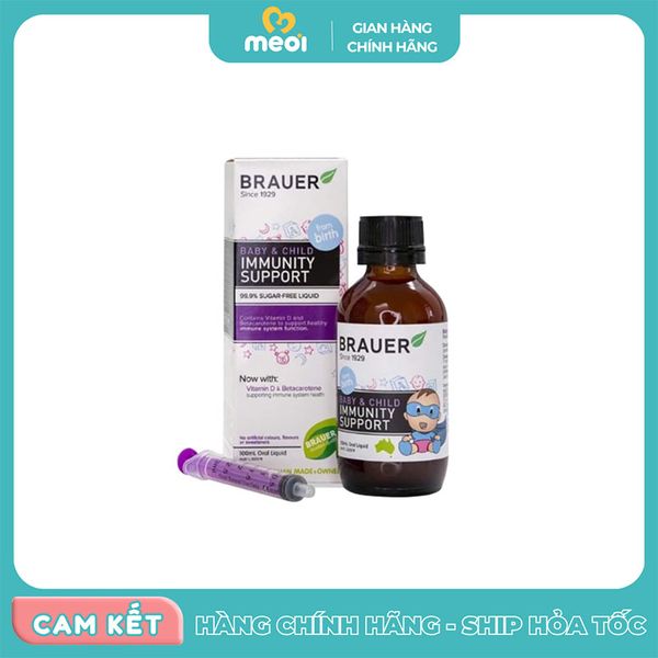  Siro Tăng Sức Đề Kháng Brauer Baby & Child Immunity ( từ 6M) 