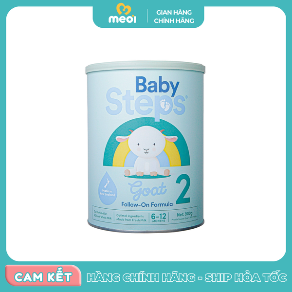  Sữa dê Baby Step New Zealand số 2 900g 6-12M 