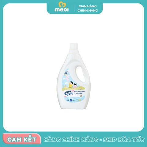  Nước Giặt Xả Pom Pom Active (12 – 36 tháng) 1600ml 