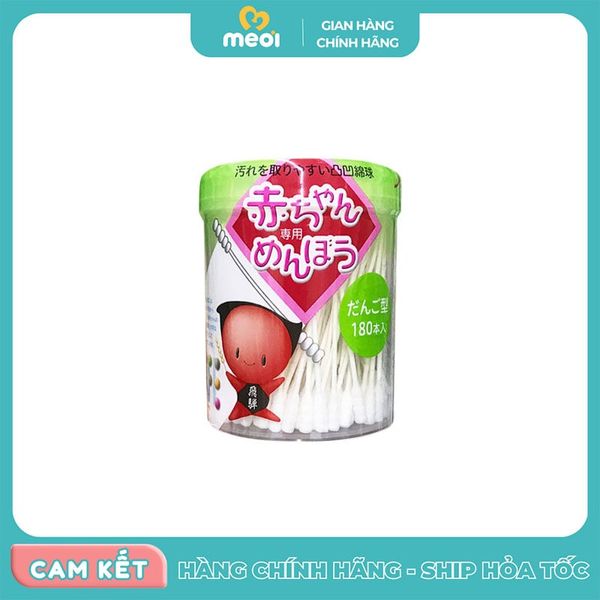  Tăm bông Life Akachan 180c (1đầu xoắn) 