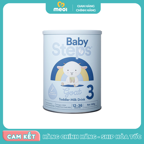 Sữa dê Baby Step New Zealand số 3 900g 12-36M