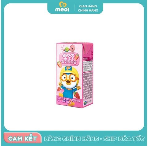  Sữa nước dinh dưỡng Pororo Yonsei - Vị Dâu - 190ml 