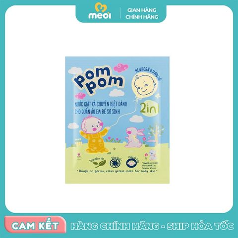  Nước Giặt Xả Pom Pom Newborn (0-12 tháng) 20ml 