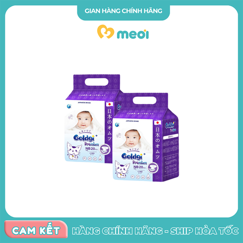  Bỉm dán Goldgi size NB20 dưới 5kg 