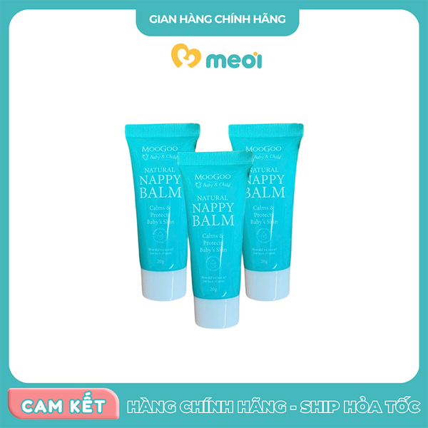 Kem chống hăm tã MooGoo Baby Nappy Balm 0+ 20ml