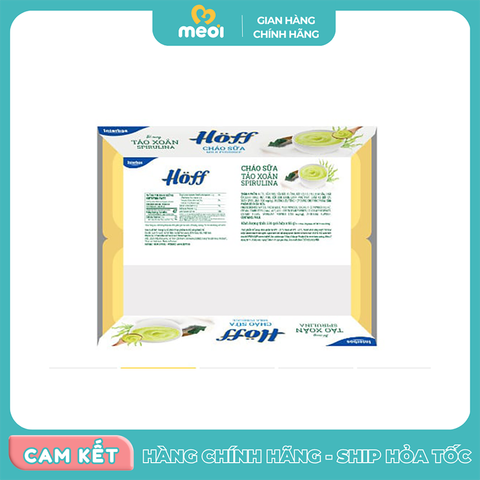  Cháo sữa tảo xoắn Spirulina Hoff 55g*6 hộp 