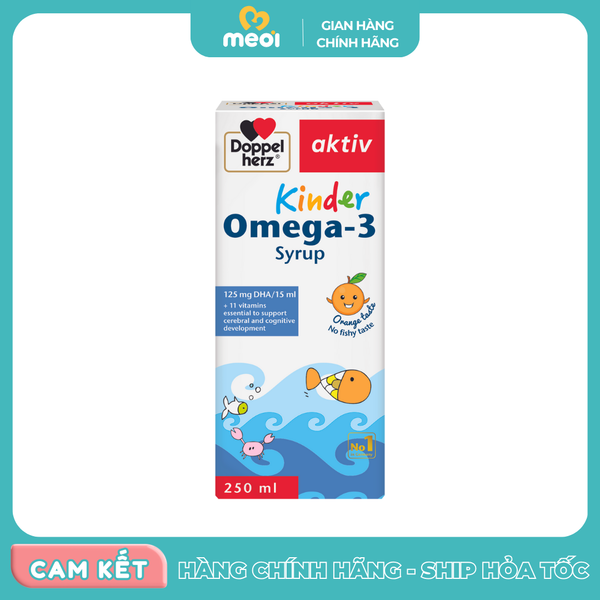  TPCN Doppelherz Aktiv Kinder Omega 3 Syrup 250ml 