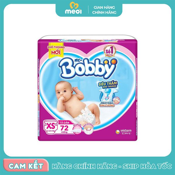  Tã dán sơ sinh Bobby 