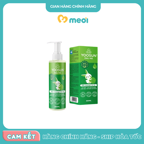 Dầu massage Yoosun cho bé 200ml 0M+