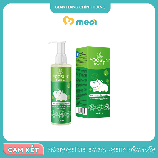 Sữa dưỡng ẩm Yoosun cho bé 200ml 0M+