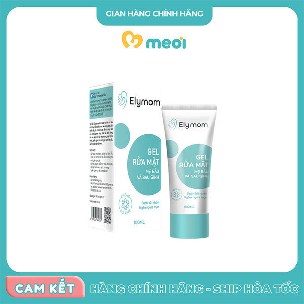 Gel rửa mặt Elymom cho mẹ bầu và sau sinh 100ml