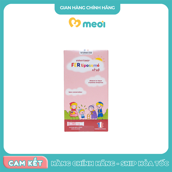 Sắt Vyphyto Fer Liposomé dạng gói (14 gói x 10ml)
