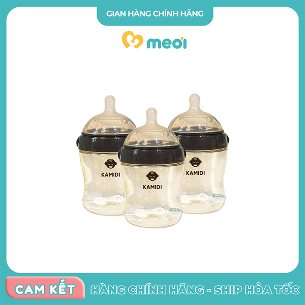 Bình sữa sơ sinh Kamidi Baby PPSU 210ml
