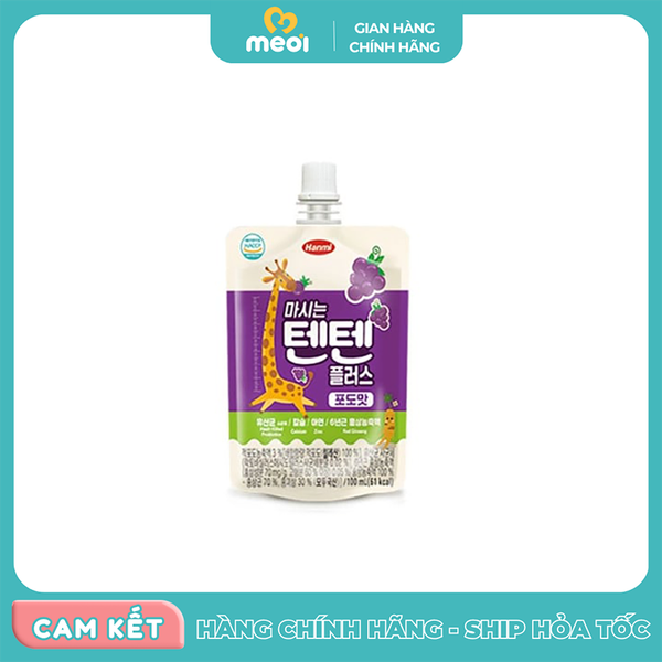  Nước ép hoa quả hồng sâm Hanmi vị nho 100ml 