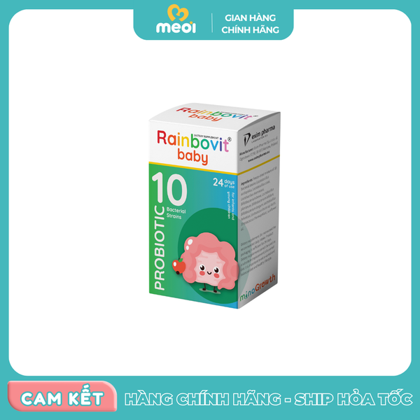  Men vi sinh 10 chủng Rainbovit baby 5ml 