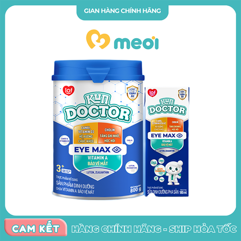 Sữa bột Kun Doctor Eye Max số 1+ 800g 1Y+