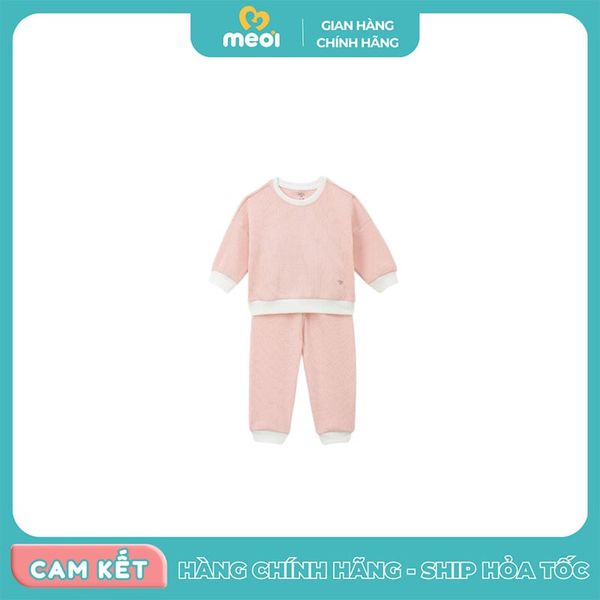  Bộ DT chui đầu Nous nỉ tổ ong hồng 