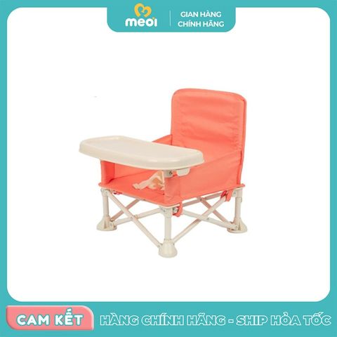  Ghế ăn dặm gấp gọn Hoo Baby màu cam 