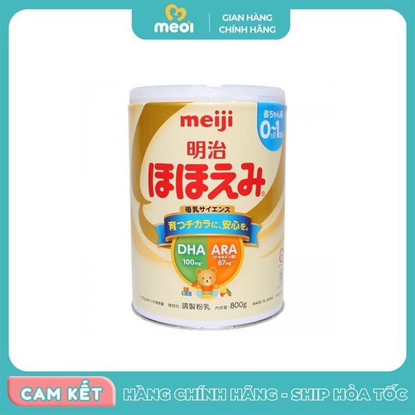  Sữa bột Meiji số 0 nội địa Nhật 800g cho bé 0-12M 