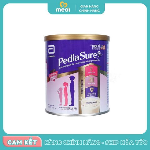  Sữa Pediasure cho bé 1-10 tuổi hương vani 400g 