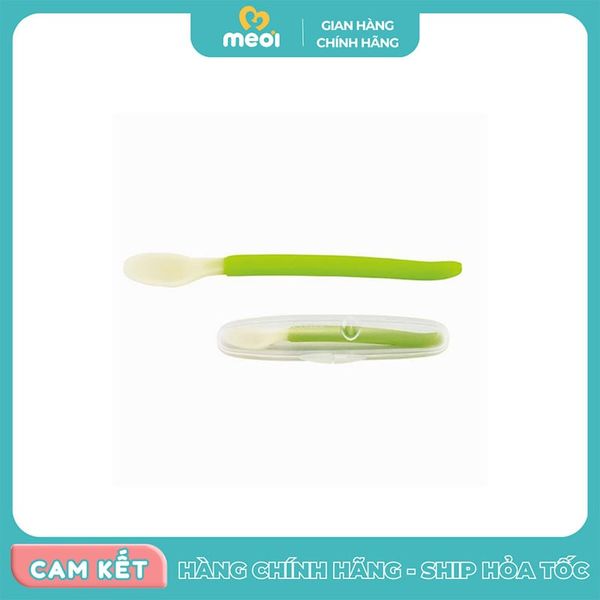  Thìa ăn xanh kèm hộp Combi 