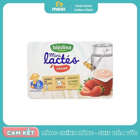  Sữa Chua Bledina Vị Dâu Tây Pháp Cho Bé Từ 6 Tháng Tuổi 